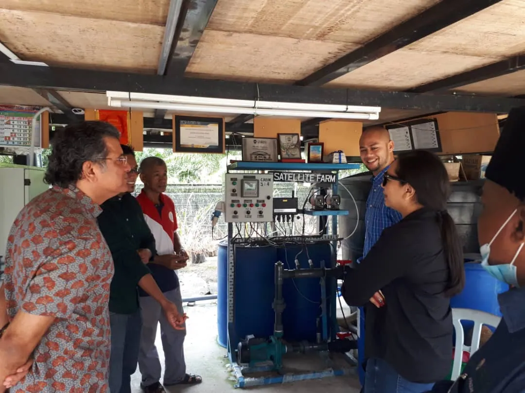 Site visit to the Satellite Farm fertigation control room